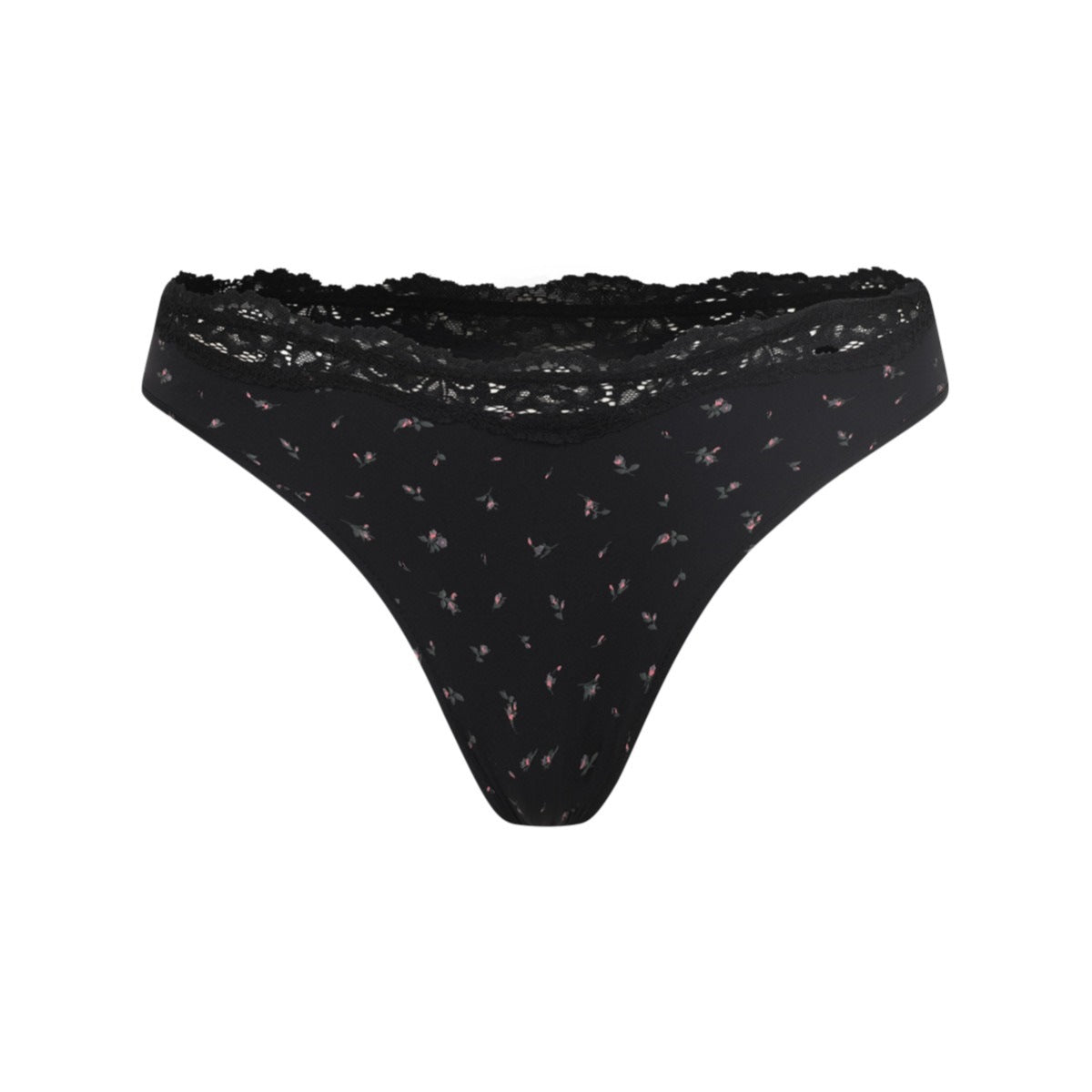 LACE DIPPED THONG性感蕾丝花边丁字裤卡戴珊同款少女心三角内裤