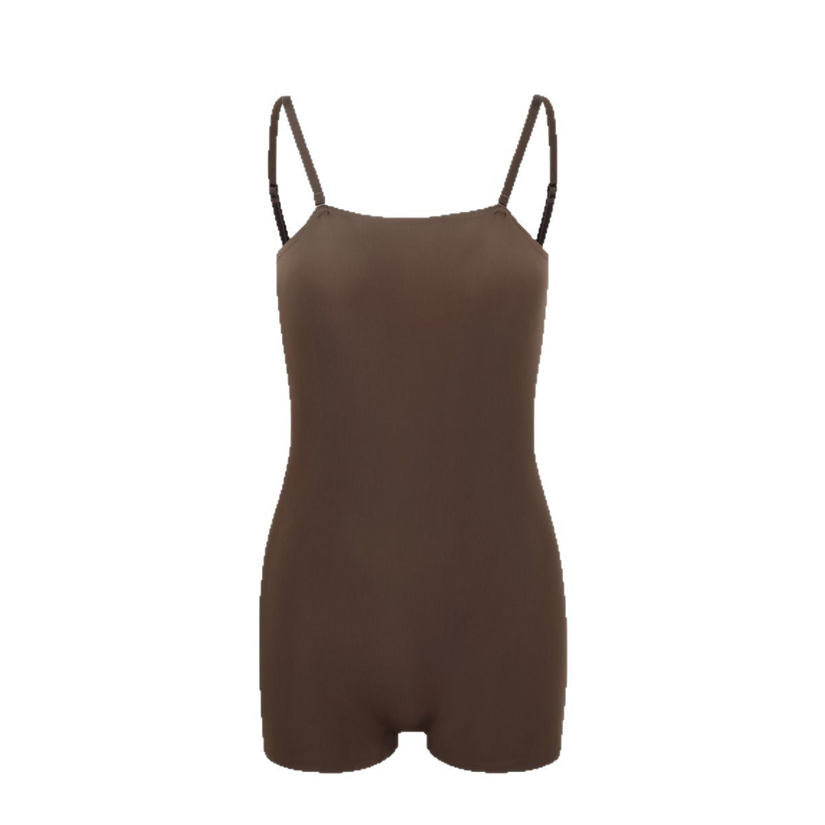 欧美Bodysuit连体衣露背平角瑜伽调节肩带塑身衣Skims塑身文胸