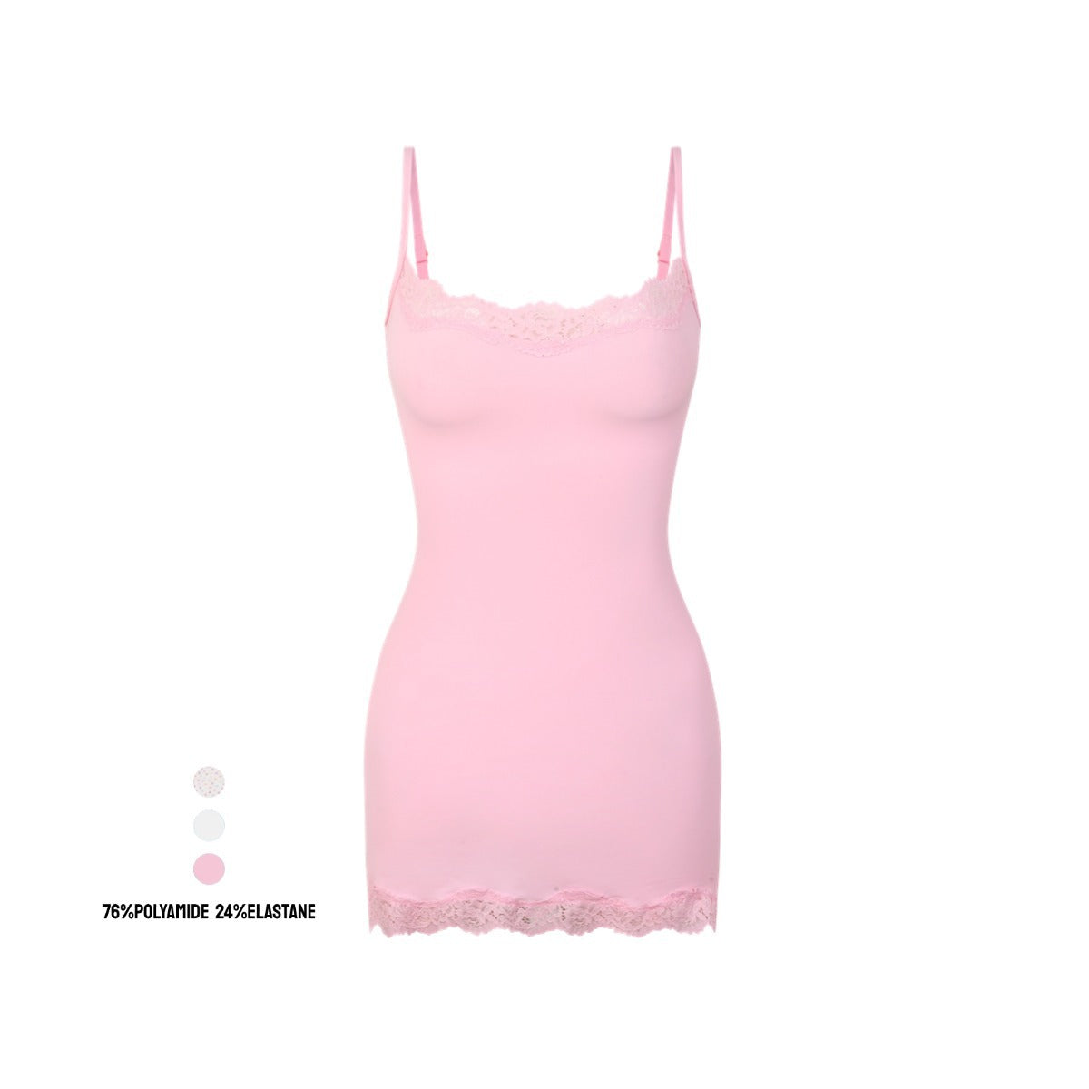 Lace Slip Dress性感蕾丝吊带连衣裙短裙包臀塑形卡戴珊skim*同款