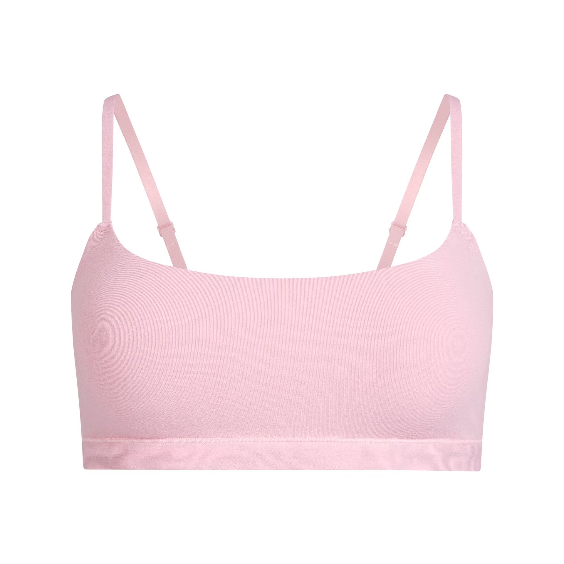 Cotton Jersey Scoop Bralette.Perfect For Layering Or Wearing