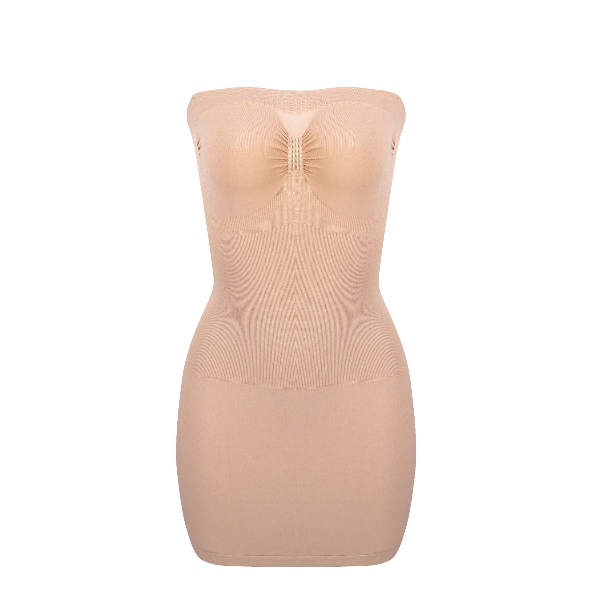 欧美Shaping Dress塑身连衣裙塑身衣吊带无缝裹胸裙Skims包臀裙