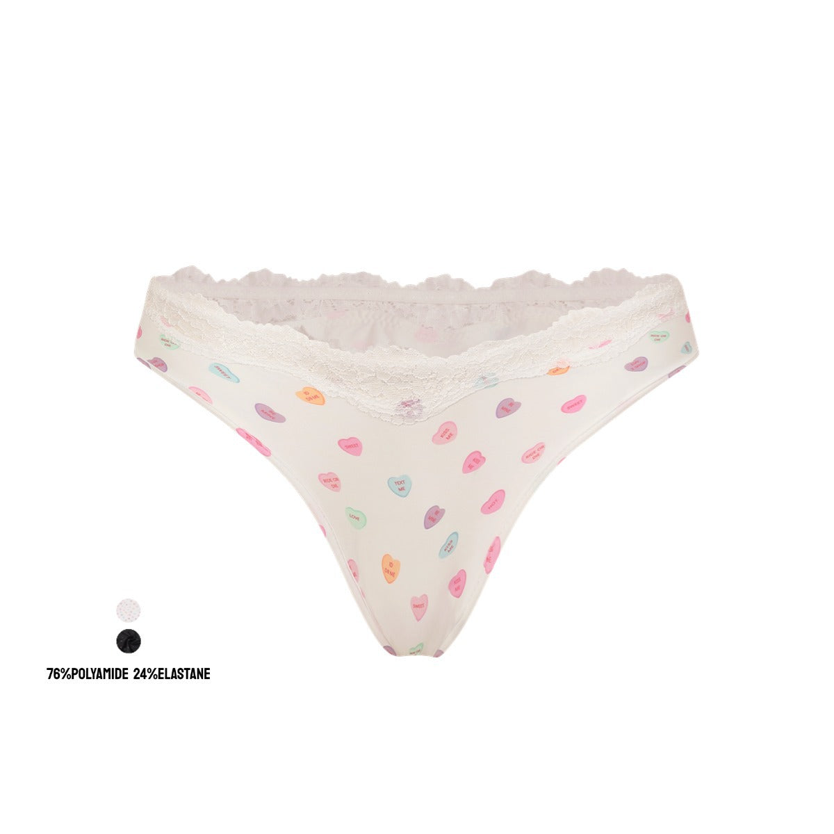 LACE DIPPED THONG性感蕾丝花边丁字裤卡戴珊同款少女心三角内裤