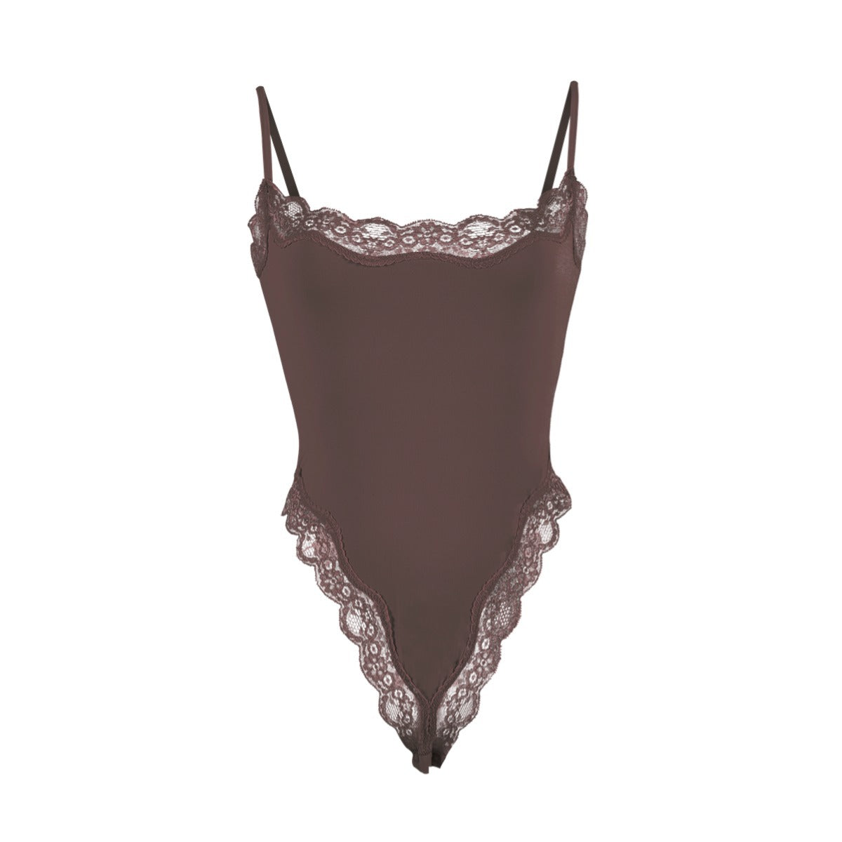 Lace Camisole Bodysuit塑身连体衣蕾丝花边性感吊带紧身衣