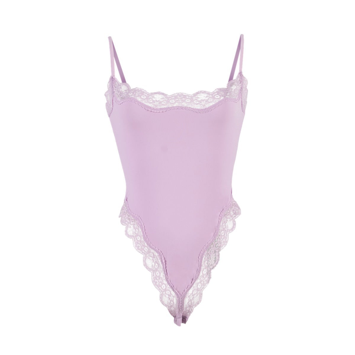 Lace Camisole Bodysuit塑身连体衣蕾丝花边性感吊带紧身衣