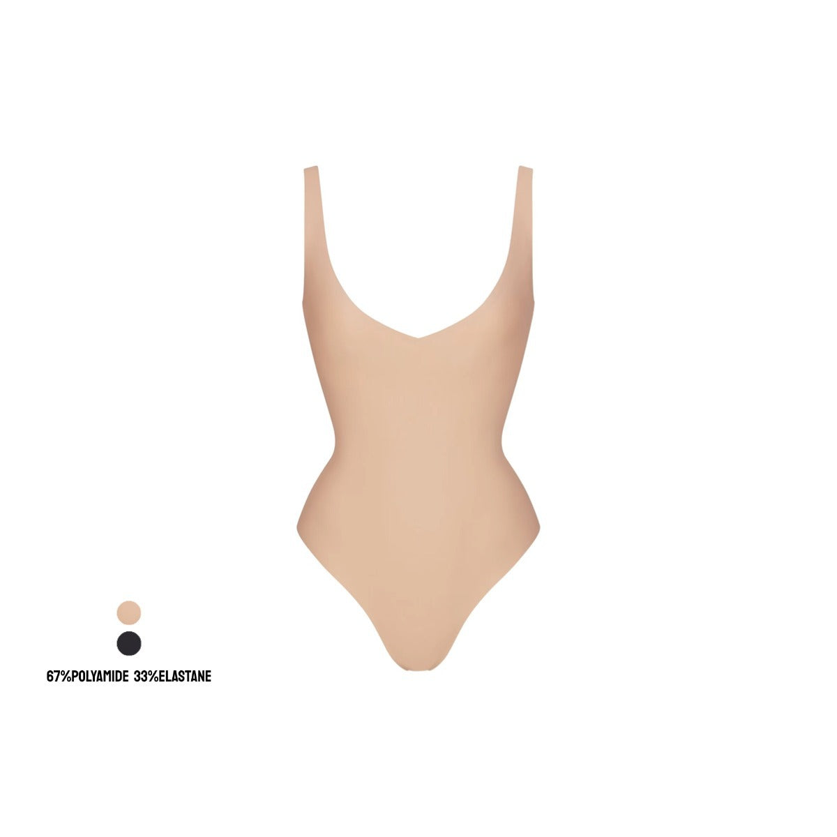 Unlined Plunge Thong Bodysuit塑身衣性感丁字裤无衬垫罩杯连体