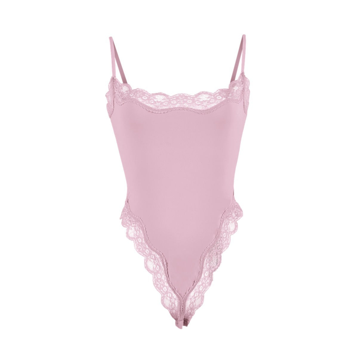 Lace Camisole Bodysuit塑身连体衣蕾丝花边性感吊带紧身衣Skims