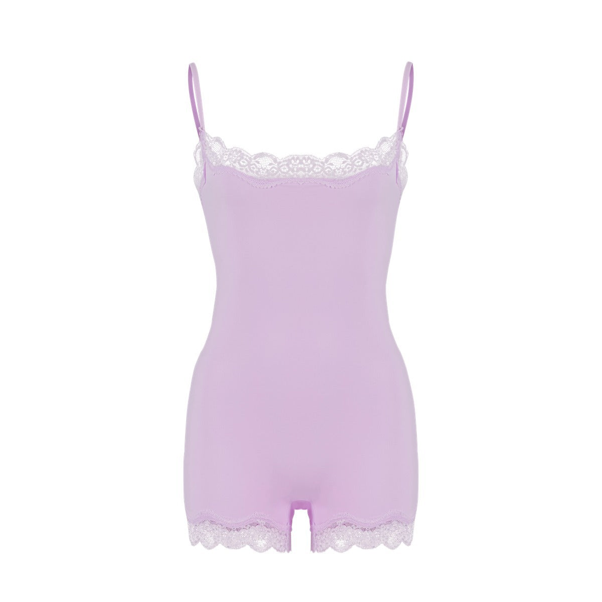 Lace Bodysuit性感蕾丝花边吊带塑身连体衣