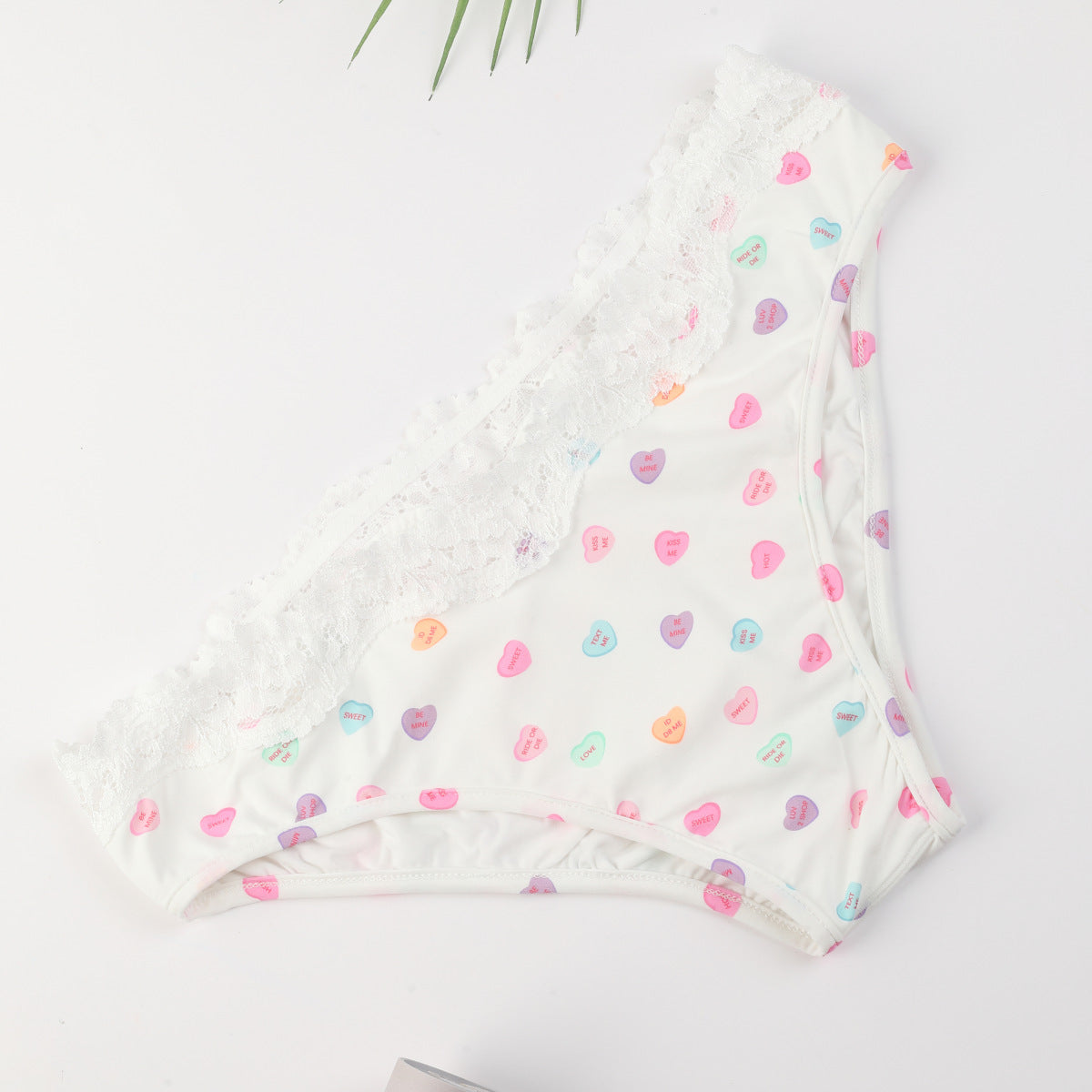 LACE DIPPED THONG蕾丝花边三角丁字裤卡戴珊同款少女心内裤塑身