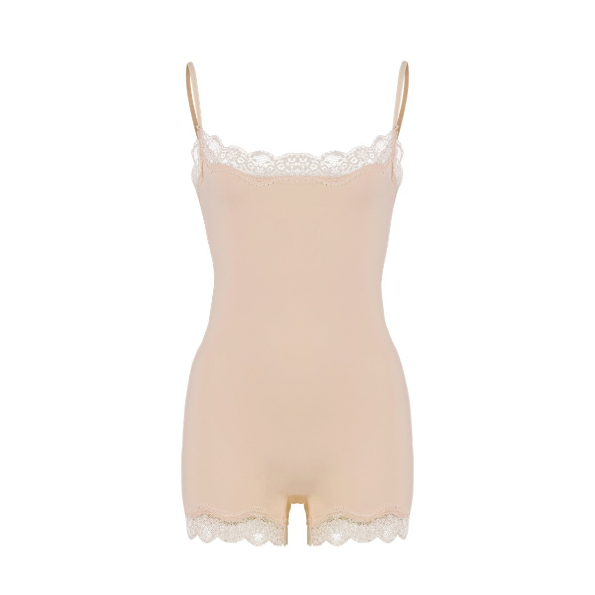 Lace Bodysuit性感蕾丝花边吊带塑身连体衣