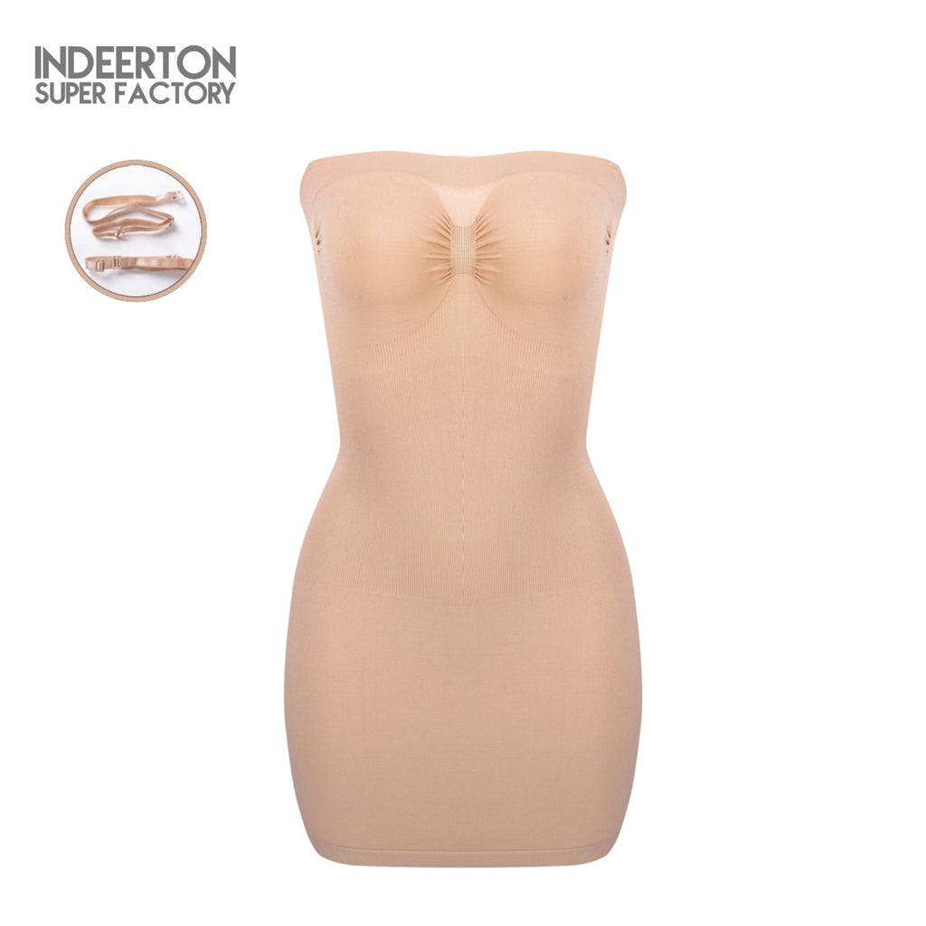 欧美Shaping Dress塑身连衣裙塑身衣吊带无缝裹胸裙Skims包臀裙