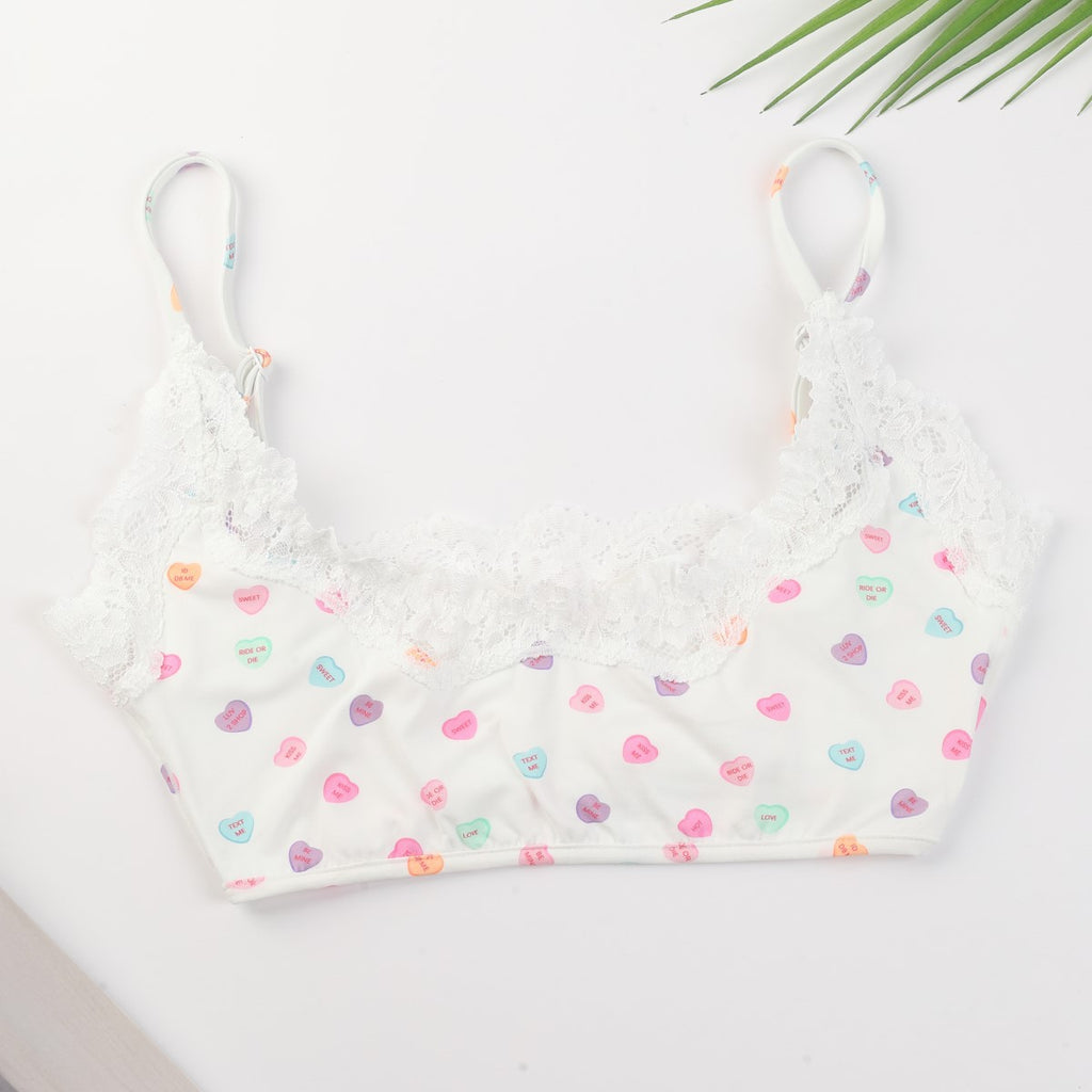 SCOOP BRALETTE性感文胸蕾丝抹胸花边LACE BRA塑身胸衣