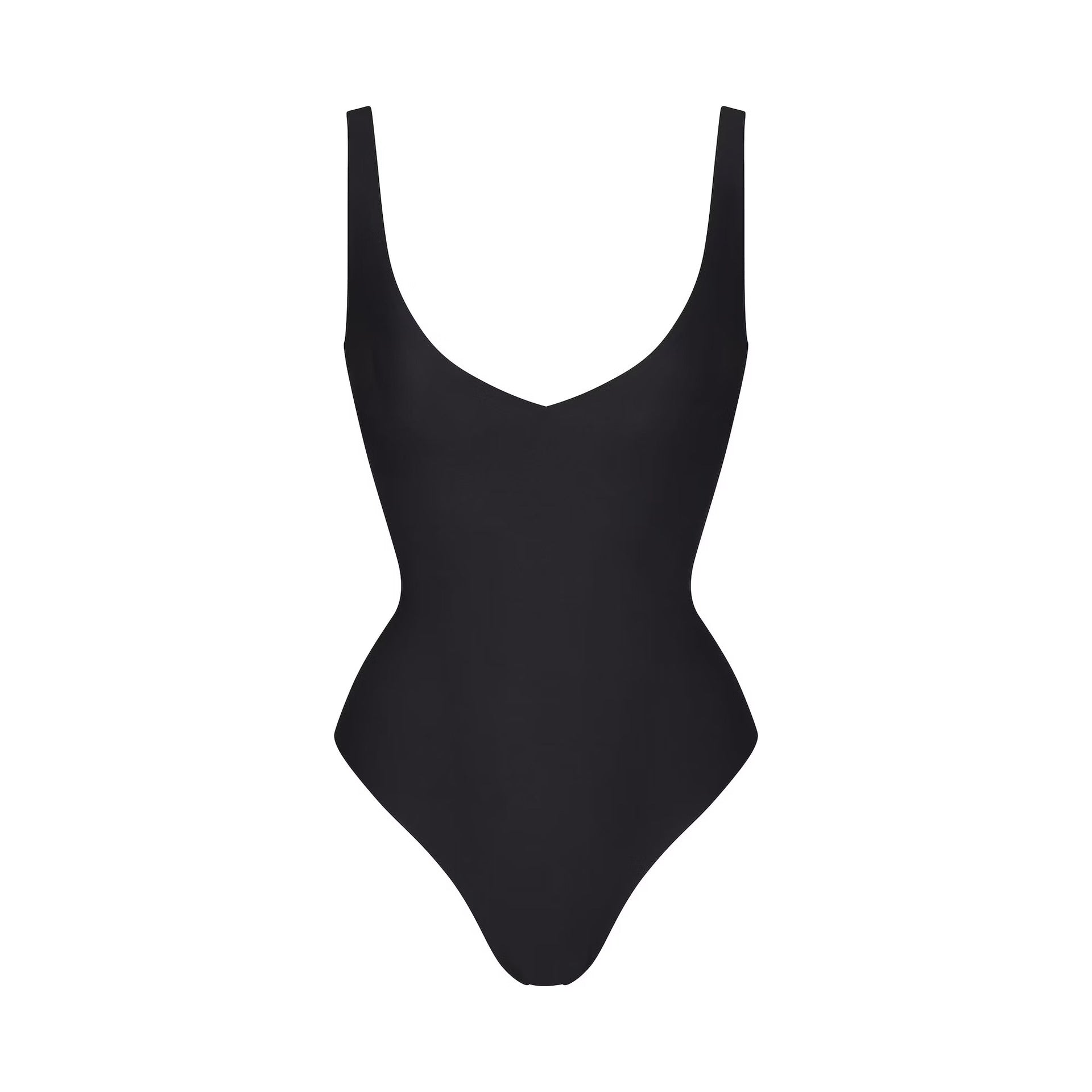 Unlined Plunge Thong Bodysuit塑身衣性感丁字裤无衬垫罩杯连体